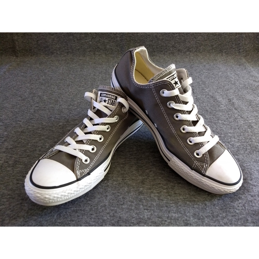 Converse Chuck Taylor All Star Sneakers Low Top Drk Gray Lace Up Unisex M-8/W-10 - Picture 1 of 16